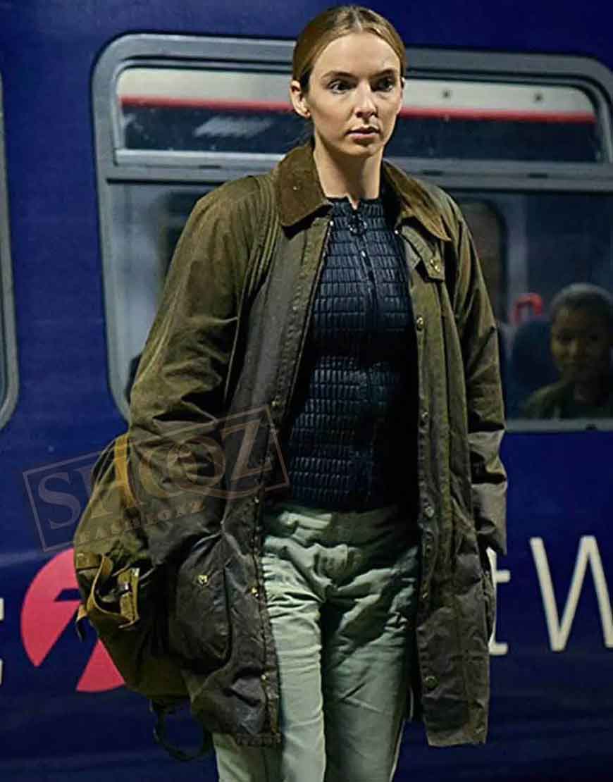 Killing Eve Jodie Comer Cotton Coat